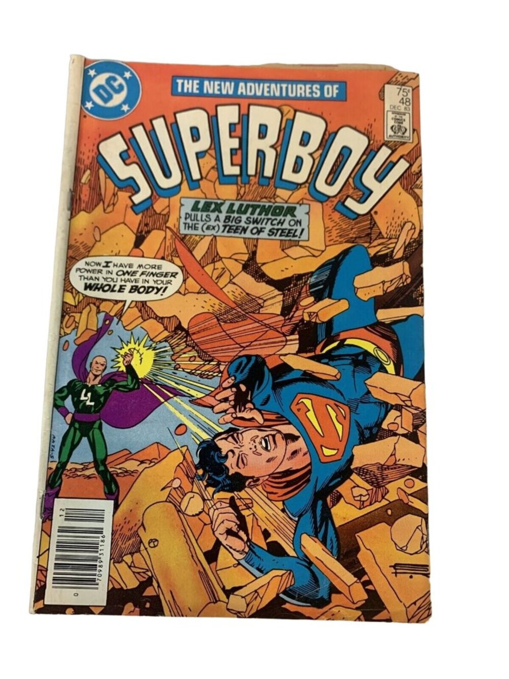 New Adventures of Superboy #48 (1983) DC Lex Luthor Cover VF-